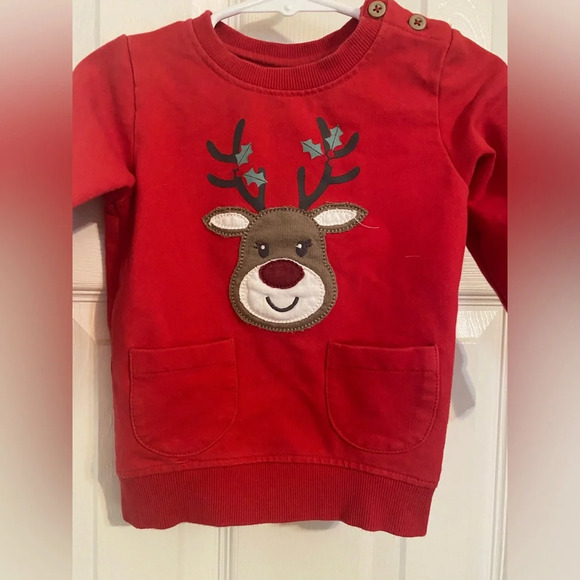 Tangerine Sky Rudolph Sweatshirt - Picture 1 of 6